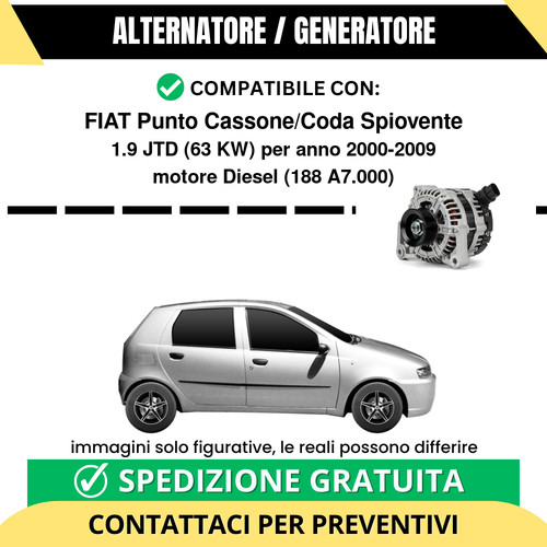 Alternatore fiat punto - fiat,