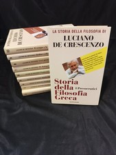 Lotto 10 libri LUCIANO DE CRESCENZO Storia della filosofia