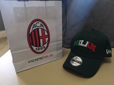 🇮🇹⚽ NUOVO AC Milano Italia/Cappello/Cappello e Borsa Italiana