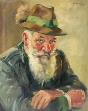 Quadro a Olio Ritratto Uomo