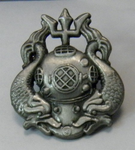 Spilla logo emblema subacqueo - logo,