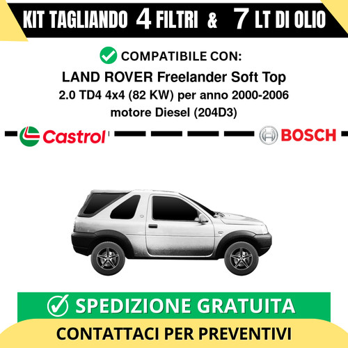 Tagliando filtri bosch 7 - tagliando, e