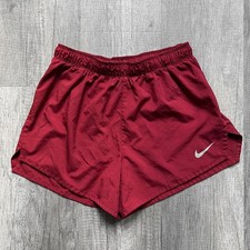 Nike Shorts Mens Medium Red Dri Fit Fast 4 Brief Lined Running Perforated CJ7847