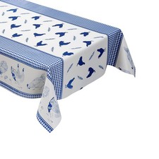 Tovaglia In Vinile Blu Pasqua