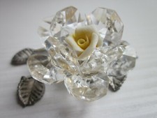 Fiore in Cristallo e Ceramica