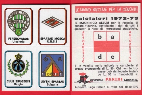 Figurina calciatori panini - figurina,