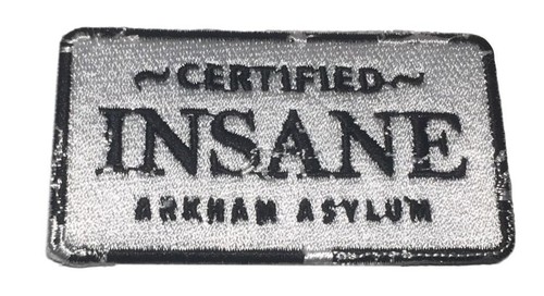 Patch stemma ricamata folle