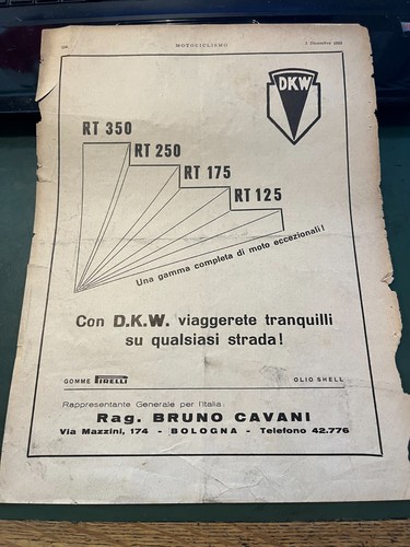 Motociclismo 1955 dkw moto - dkw,