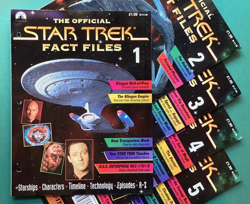 Official star trek fact files - star,