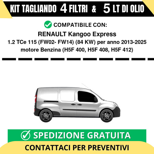 Tagliando per renault kangoo - renault,