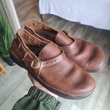 Zoccolo in pelle originale