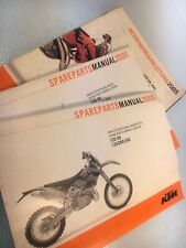 Manuali Di Uso e Spare Part KTM SX MXC EXC 125 200 250 300 2005 Codici Ricambi