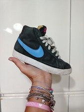 Scarpe Sportive Bambino Nike Blazer Stivaletto Nero Blu 29.5