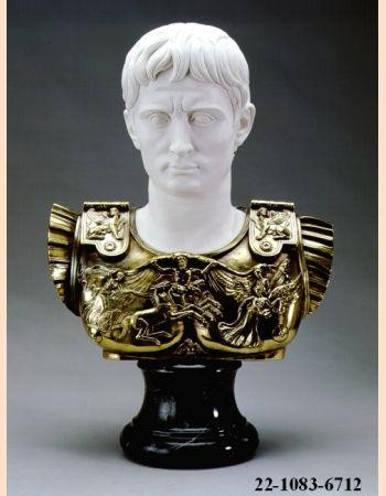 Statua busto testa cesare - statua,