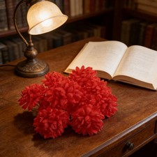  10 fiori di stoffa: 10 cm di