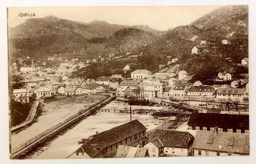 Cartolina antica idrija - antica,