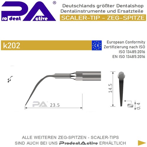 Scaler tip punta zeg - punta, k202