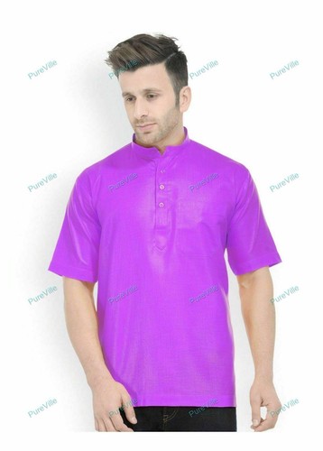 Camicia uomo kurta cotone - camicia,