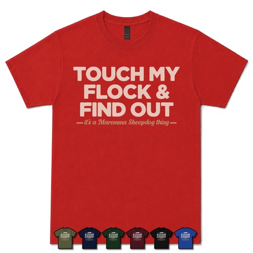Maglietta touch flock - maglietta,