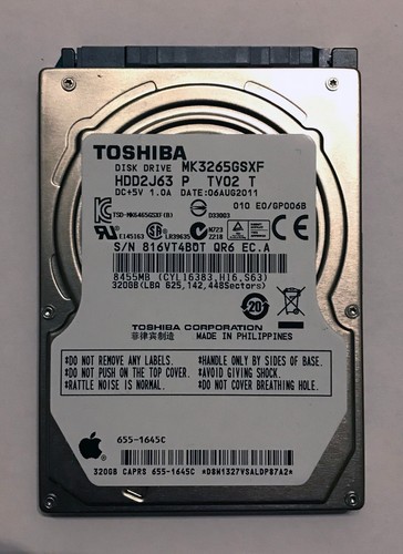 Toshiba mk3265gsxf hdd2j63 - toshiba,