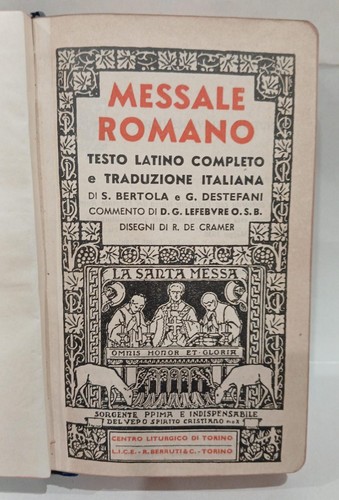 Messale romano testo latino - romano,