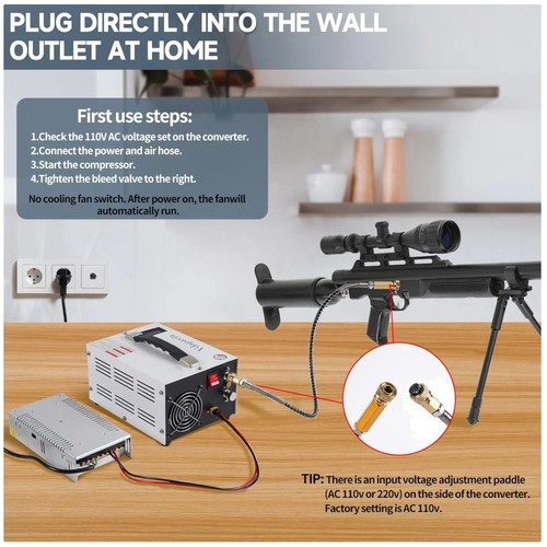 Pompa airgun pcp - pcp, doppio