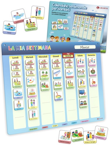 Likarto calendario settimanale - calendario,