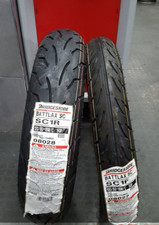 Coppia gomme YAMAHA XENTER 150 125 BRIDGESTONE SC1 100/80 16 + 120/80 16 NUOVE