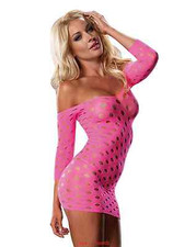 SEXY mini abito ROSA taglia