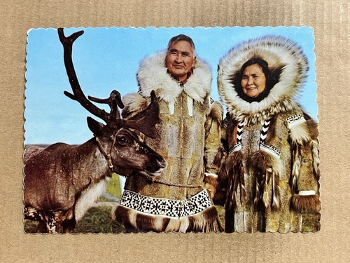 Cartolina alaska eschimese - cartolina,