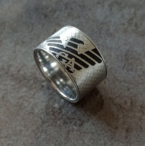 Anello emporio armani acciaio - anello,