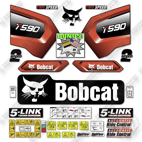 Bobcat t590 kit decalcomanie - kit,