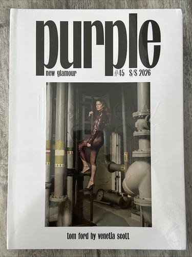 Purple fashion magazine - purple,