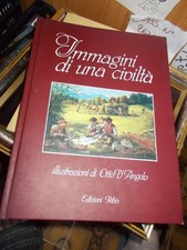 IMMAGINI DI UNA CIVILTA' D'ANGELO  QUADRI PITTURE DI VITA FRIULANA INTERESSANTE