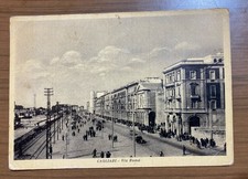 CAGLIARI - VIA ROMA ANIMATISSIMA OPACA VG 1954
