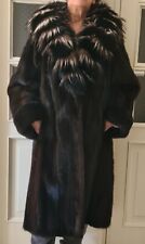 Pelliccia Visone Blackglama con collo di volpe