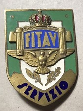 Distintivo personale di servizio federazione tiro al volo regno Italia