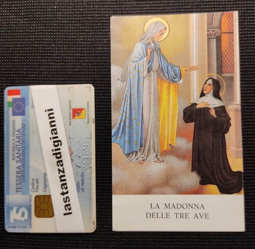 Santino madonna delle tre ave - madonna,