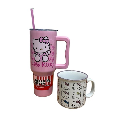 Bicchiere hello kitty - bicchiere, rosa