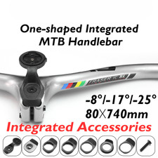 Manubrio rialzo integrato bici