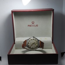Orologio Uomo Vintage Revue Cal 81 Originale Vintage Funzionante Revisionato!