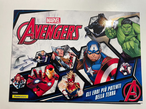 2019 folder filatelico marvel - filatelico,