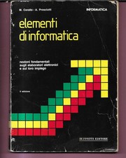 CORALLO - PROSCIUTTI ELEMENTI DI INFORMATICA BUFFETTI EDITORE 1985 RETROCOMPUTE