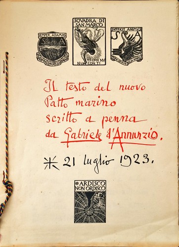 Gabriele annunzio il - –,