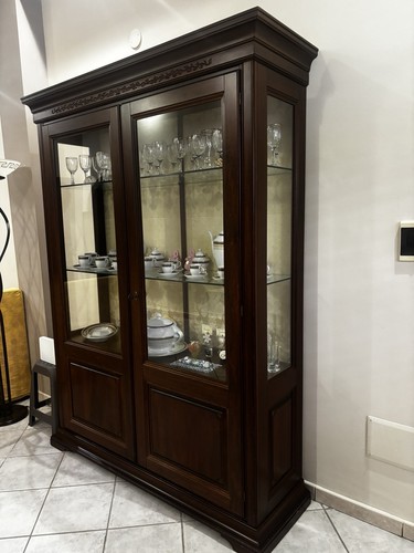Vetrina legno marrone - legno,
