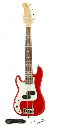 Basso elettrico sinistro - sinistro, rosso