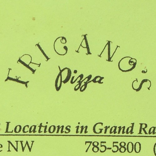 Menù ristorante pizza