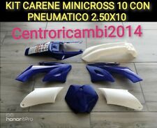 Carena per Minicross 10 Pollici cinese Colore BLU BIANCO MINICROSS 2.50X10