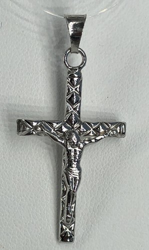 Croce oro bianco 18kt - croce,