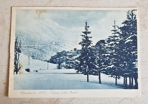 Cartolina ovindoli rocca - cartolina,